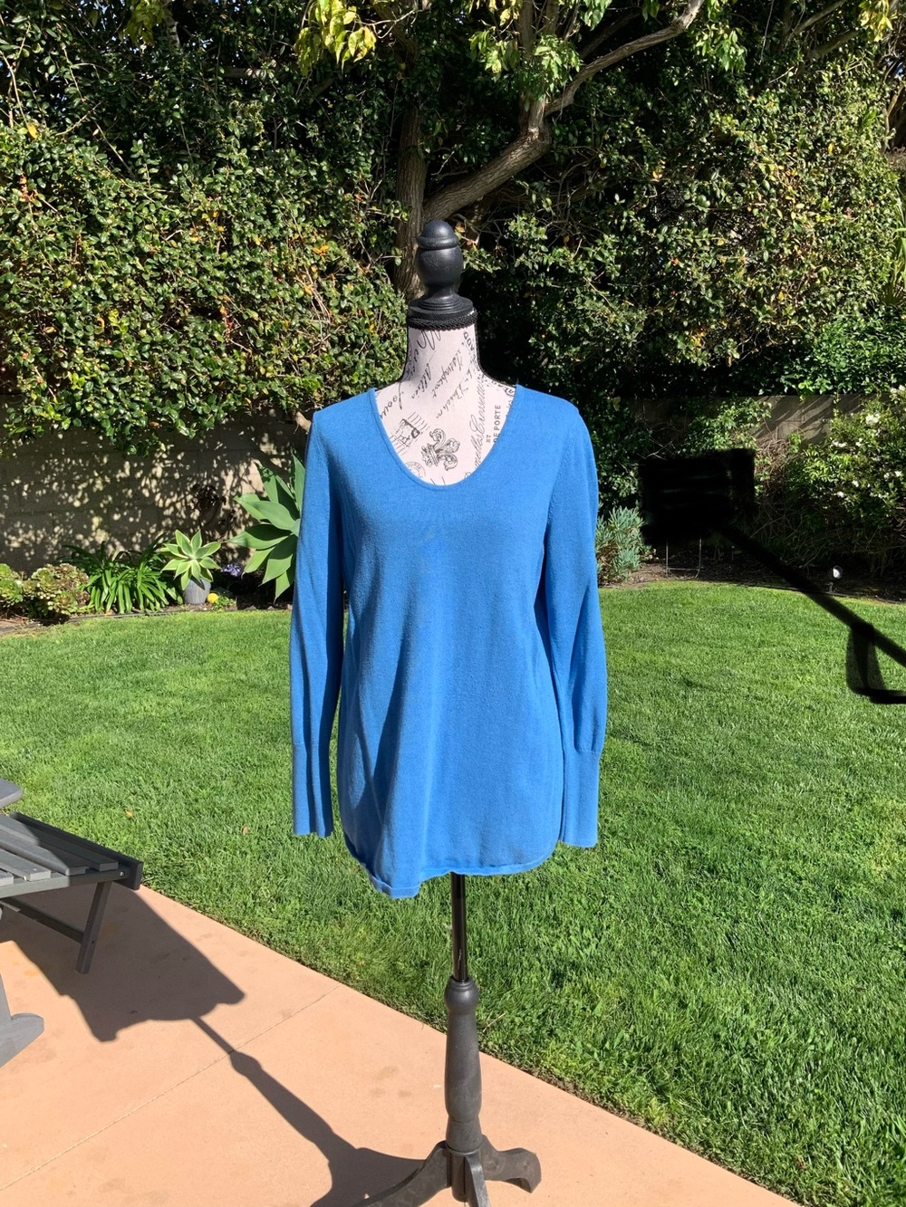 NIC+ZOE all season Blue V-Neck Sweater